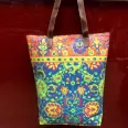 Double sided hand printed bag