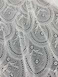 100% cotton embroidery lace fabric for dress