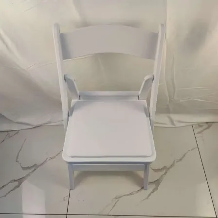 Resin folding chair