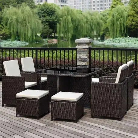  Enjoy The Outdoors with Our 6141-b Outdoor Dining Set