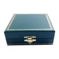 Luxury Vintage Jewelry PU Box With Matching Pouch
