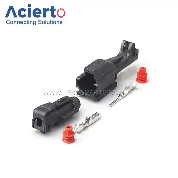 1 Pin SWP Style Waterproof Connector Adapter Automotive Black Socket Male or Female Plug MG640280-5 MG610278-5