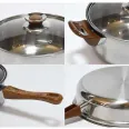 Stainless steel 12-piece cookware set