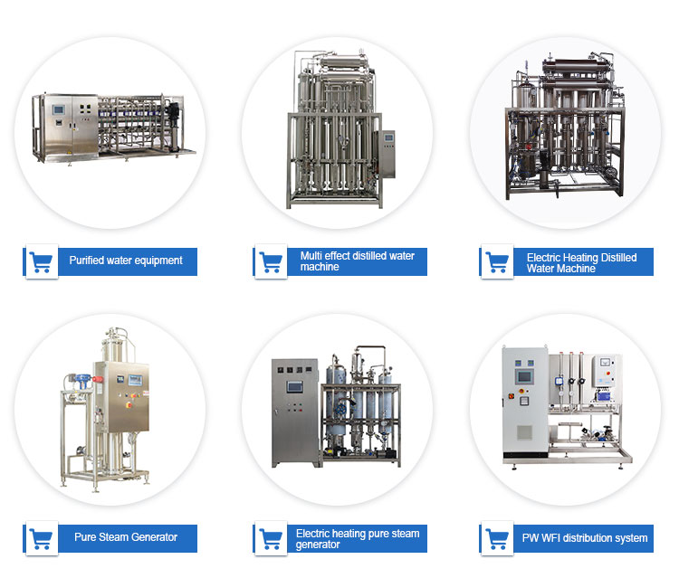 Multi effect distilled water machine for producing high-purity injection water