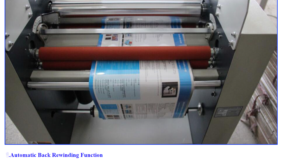 SG-720 Heavy A1 A2 Size Paper Laminating Machine Thermal Film Lamination Machine With Belt Feeding