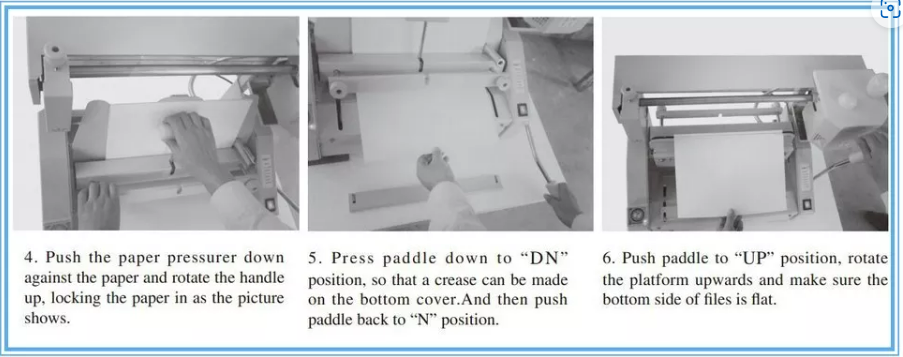 TB03  book glue binding machine with hard and soft binding function