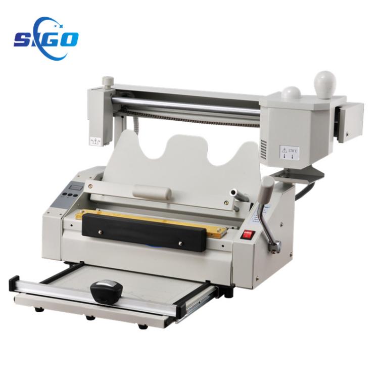 SG-TB05 good good quality manual glue binding machine