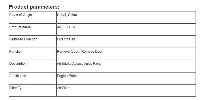 ECB100094 Truck Air Filters For Mercedes Benz Remove Odor Dust Air
