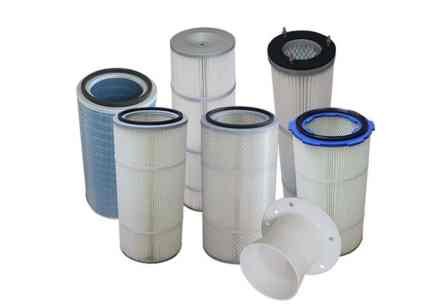Glass Fiber Dust Collector Air Filter Cartridge ISO9001 Certification OEM