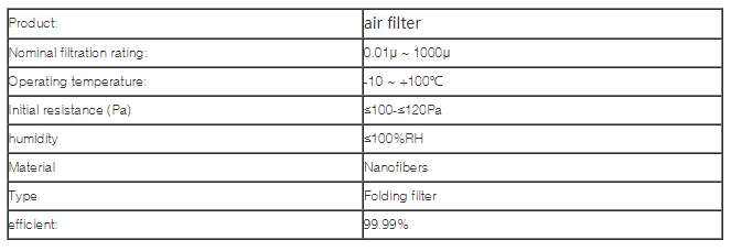 Industrial Air Cleaner Filter Element , Synthetic Fiber Air Filter Bag Type OEM ODM