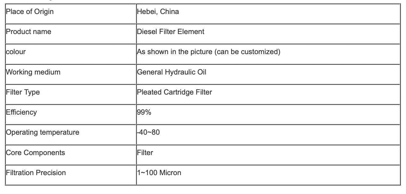 OEM ODM Industrial Fuel Filter 21380475 For Oil Water Separator