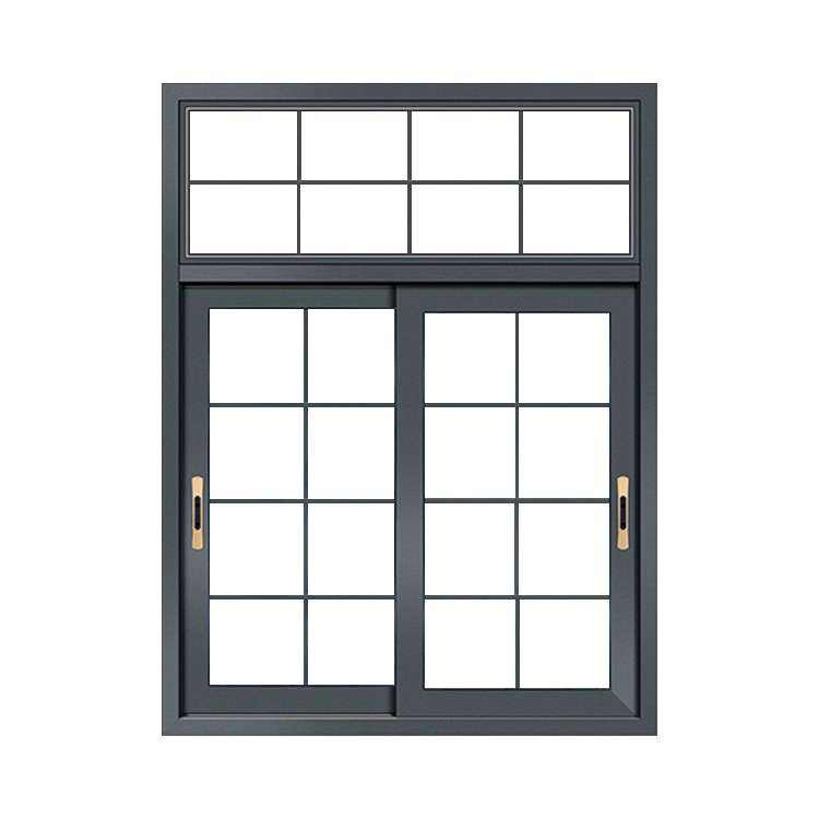 Thermal-break aluminum residential sliding windows