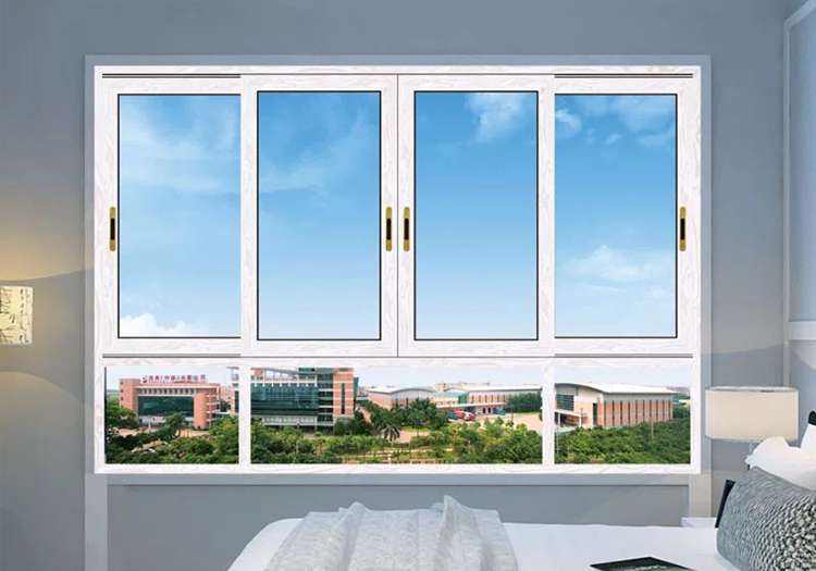 Thermal-break aluminum residential sliding windows