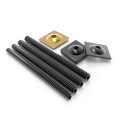 Genuine Soil Anchor Nail Stake Ground Drilling Full Threaded Steel Rod Support Bolt R38n