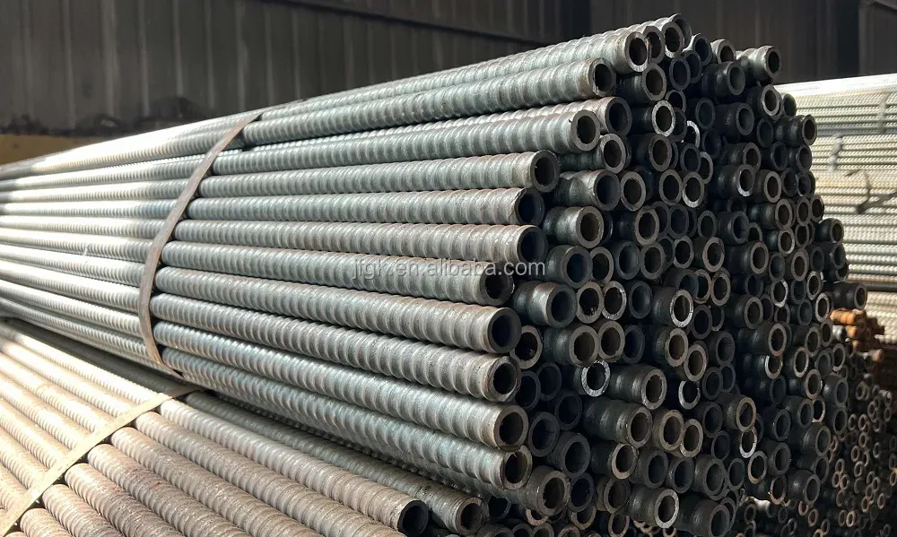 actory Hollow Grouting Anchor Ibo Mining Galvanized Self Drilling System Rock Bolt T76n T76s