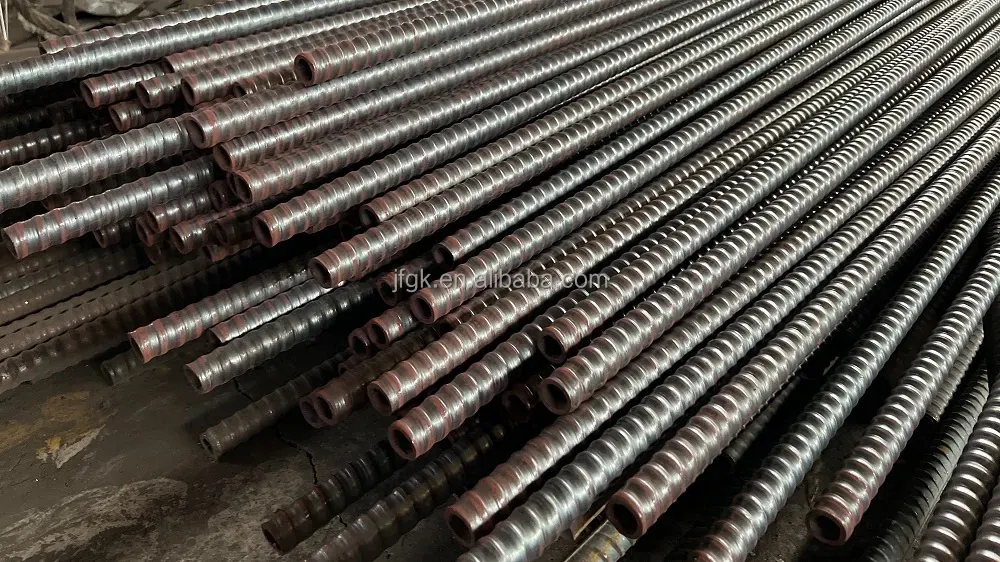 HeBei JiuFu Factory Price Hollow Anchor Bar Self-Drilling Bolt Left Hand Threaded Rod T30/16 T30/14 T30/11