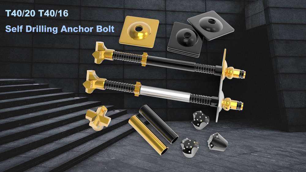 Best Price Hollow Soil Nail Rock Bolt Self Drilling Rod Cone Steel Anchor Bar T40/20