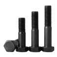 Hot-Dip Hex Bolt Din933 Din931 Grade 10.9 High Strength Black Coated Hex Bolt With Nu