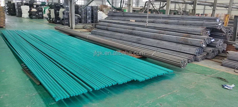 ollow anchor bar thread rod steel bar rebar steel for rock bolt/ soil / mining and tunnelling steel rebar iron rods