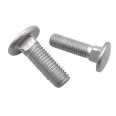 DIN603 Round-toe square-neck bolt Carriage bolt Round mushroom-head galvanized black carriage bolt