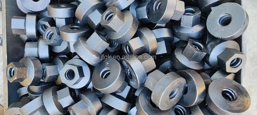 Spherical hex nut for anchoring construction bars for soil nails Micropiles rock bolts for mine roof support