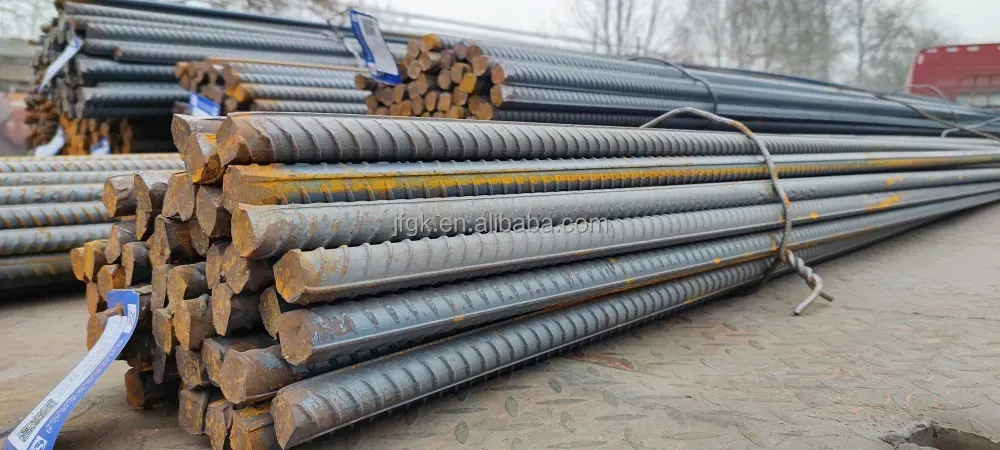 HRB40 Price in Dubai Steel Rebars Wholesale Epoxy Russia GB Hot Rolled Steel Rebar 12mm Meter Iron Rod Price SilverBlack