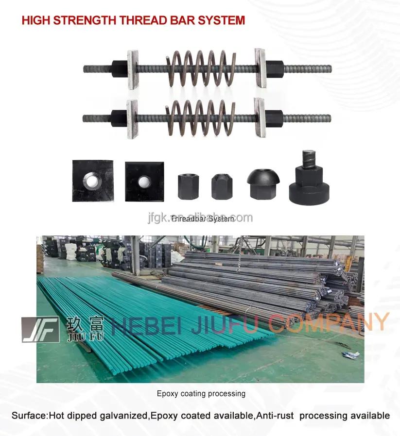 New high quality china manufacture mining roof bolts soil anchor anchor rods mining rock bolts