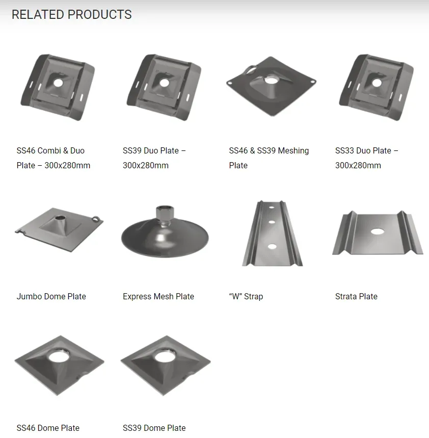 quare Steel Dome Plate for Split Set Rock Bolt for metal mine underground support Mining rock bolt MF200X200X10mm