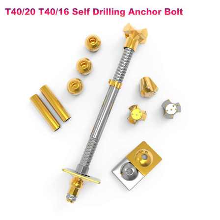 Hot Selling Hollow Anchor Soil Nail Rock Bolt Diameter 25Mm Micropile For Slope Stabilization R32l R32n R32s R32ss