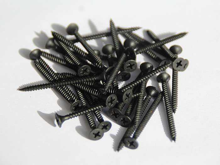 Black Oxide tapping machine screws chipboard concrete screw fastener custom factory Hex socket head screws