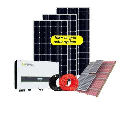 Solar Panels On Grid Solar Energy System 10kw Hybrid Solar System 5KW 10KW 20KW Solar Power System Factory Price