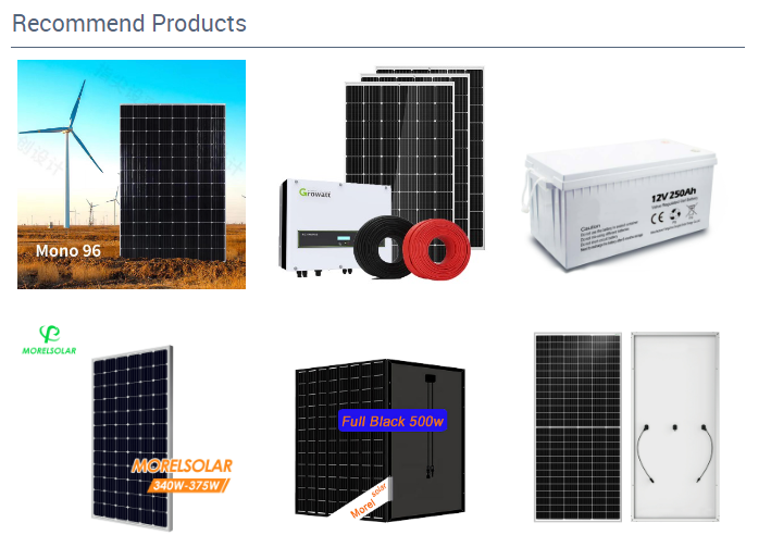 Morel 1000w 24V PV solar panel free shipping 500w mono crystalline solar panel