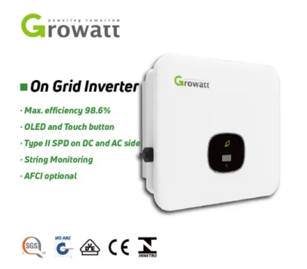 Growatt On Grid Solar Inverter 15kw Growatt MOD 15KTL3-X Three Phase DC/AC Grid Tie 10kw 12kw