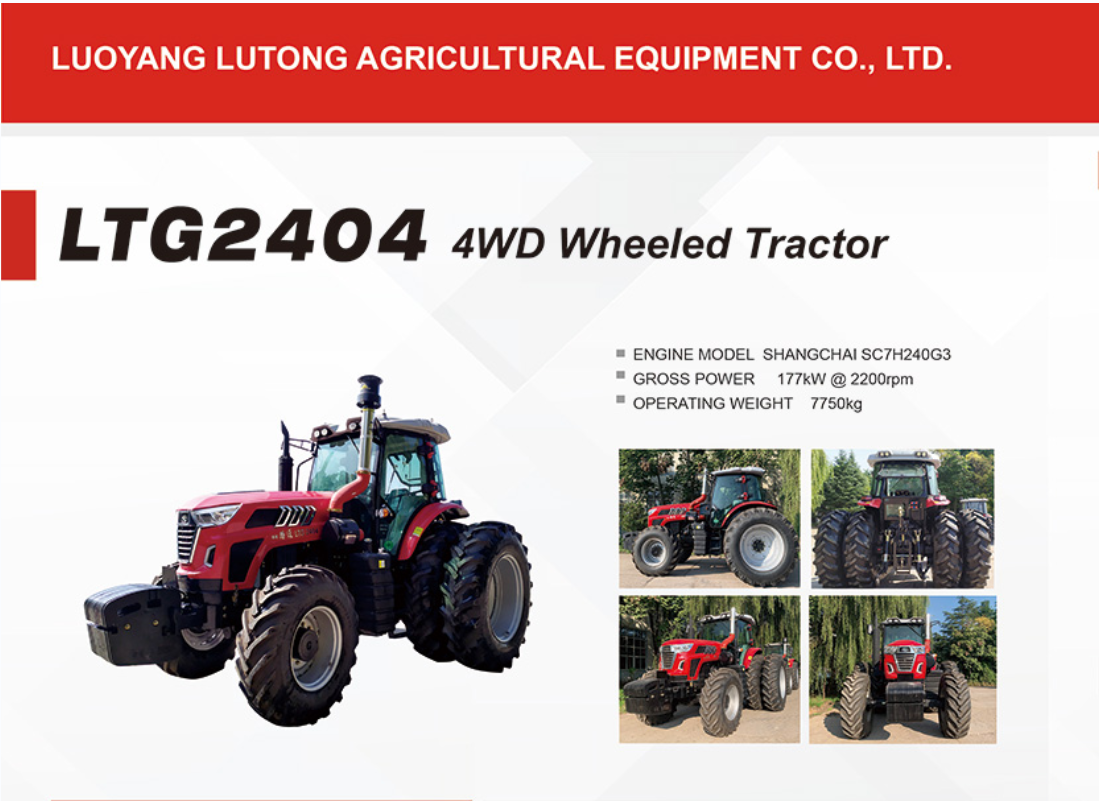 Agriculture Machinery Best Price Ltg2404 240HP 4WD Tractor