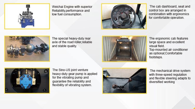 Good Quality 20t Single Drum Vibration Road Roller Compactor