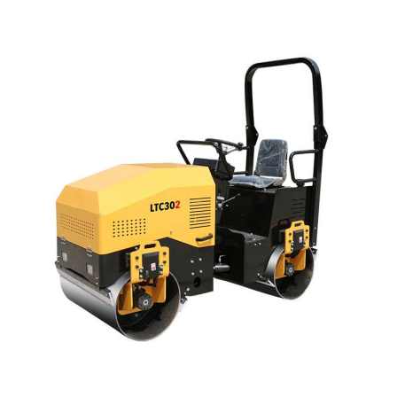 2Tons Hydraulic Travel Drive Double Drum ROAD ROLLER