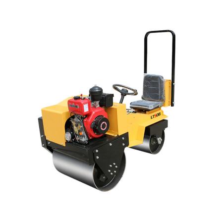 800kg Ride on Small Vibratory Road Roller Compactor lts08