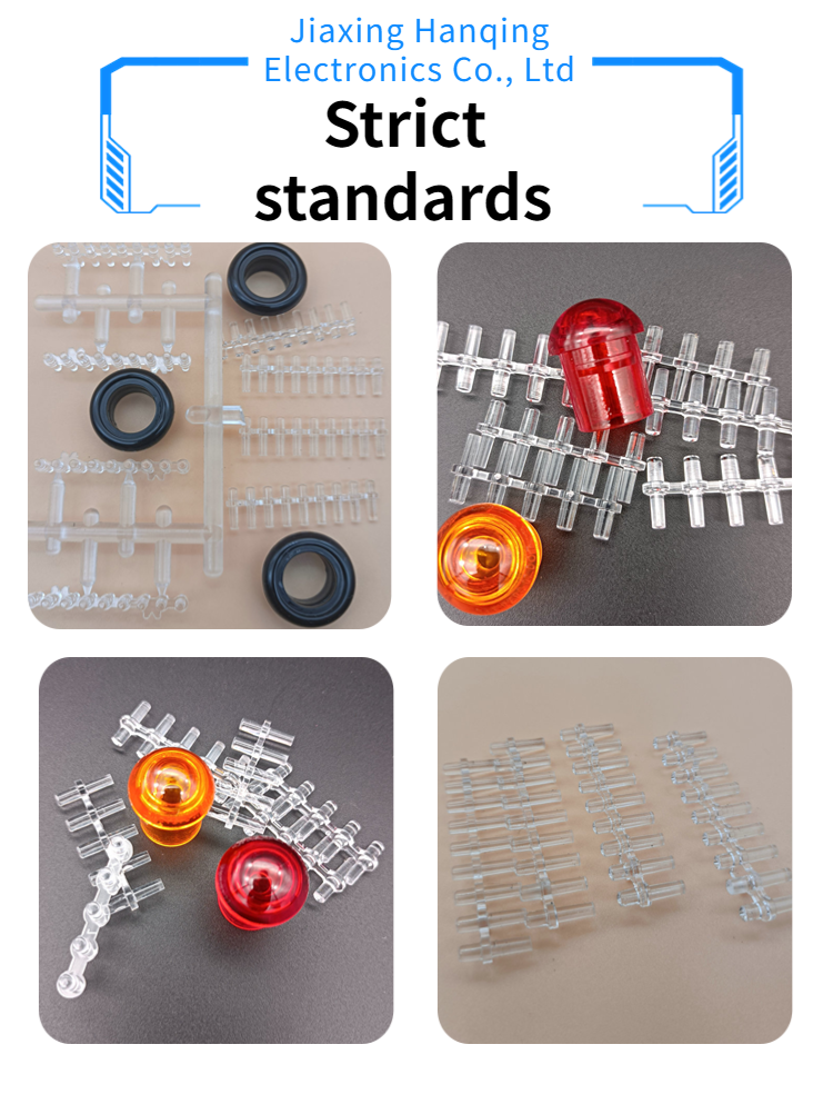 Transparent plastic parts