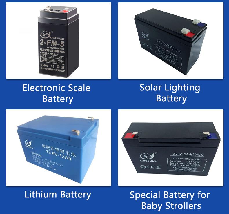 Xingyuan Solar Lighting Battery 12V7AH Electric Toys Car Motorcycle 12V Battery Backup Power Supply Quotation