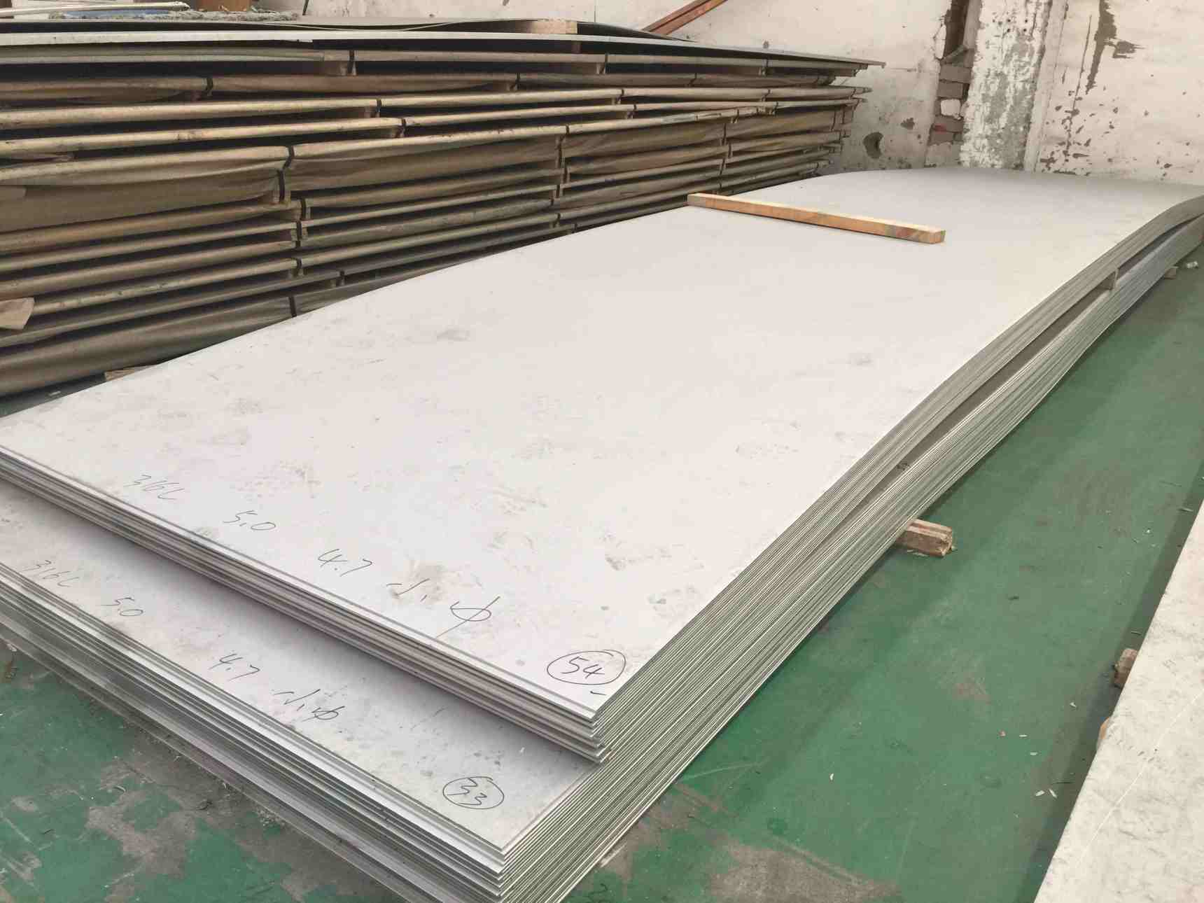 201 304 316 310S 430 Stainless Steel Sheet Factory Direct Sales Bright Plate Size Customized