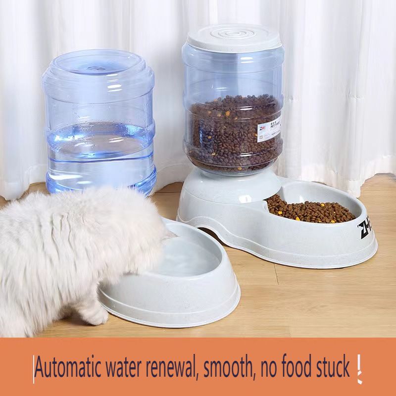 1L-11L Large Capacity Cat and Dog Pet Dispenser with Automatic Feeding and Worry free Exit