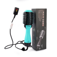 Hair Dryer and Styling Blow Dryer Professional Salon Hot Air Brush and 3-in-1 Straightening&Curving Brush