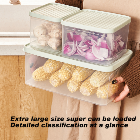 Striped preservation box, food grade PP material, food containe