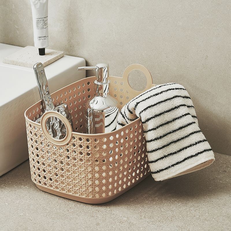 Imitation bamboo woven storage basket with various specifications available