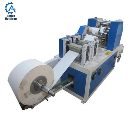 Good quality napkin tissue paper embossing printing folding making machine