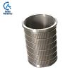 Mini waste paper recycling machine full line spare part screen basket for paper mill