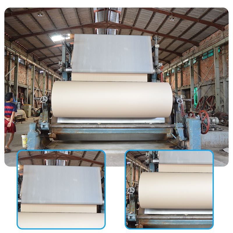 Paper product making machinery 1092mm 5 tons per day kraft paper making machine