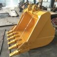 Easy to use hydraulic excavator for rock and earth excavation and crushing buckets