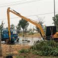Retrofit of agricultural excavator with extended boom to telescopic boom Excavator