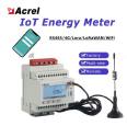 Acrel ADW300/4G 5A current input wireless power meter LCD display 4G energy meter din rail installation kwh monitoring